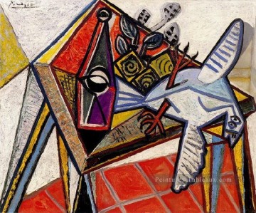 Nature morte avec pigeon 1941 cubiste Pablo Picasso Peinture à l'huile